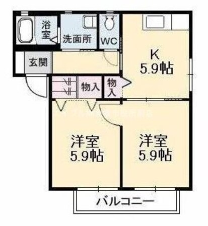 ノースヴェレッジⅣ　C棟の物件間取画像